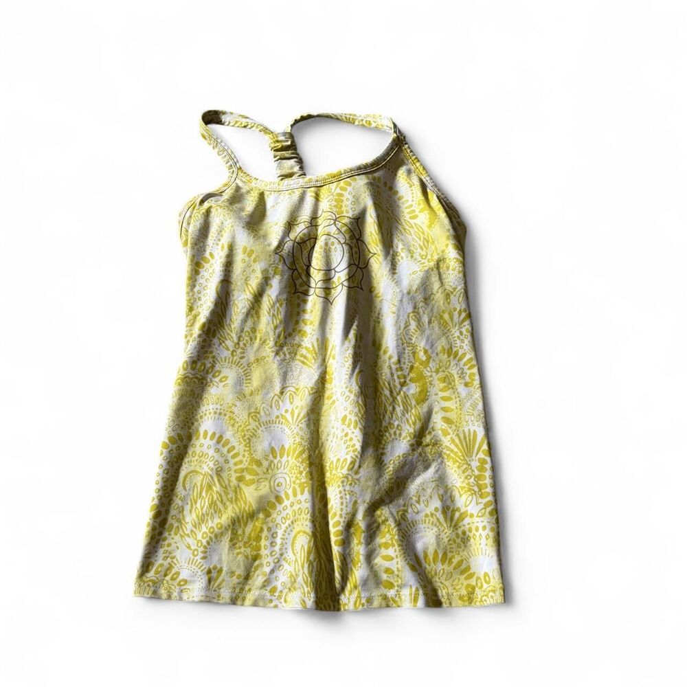Athleta Women's Yellow and White Vest